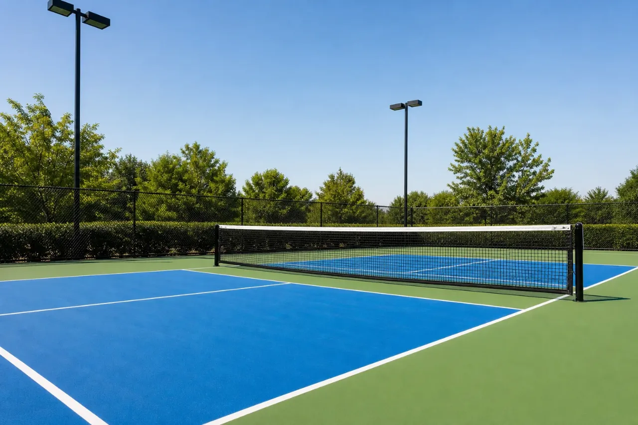 Sân tennis ngoài trời